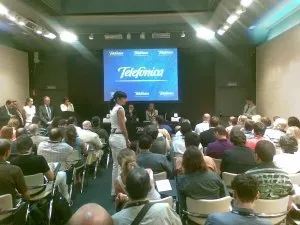 Rueda de prensa del lanzamiento del iPhone, en la tienda de Telefónica de Gran V�a, 28