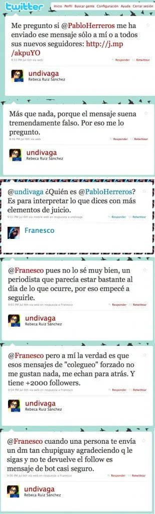 Twitts de Undivaga Sobre Mí